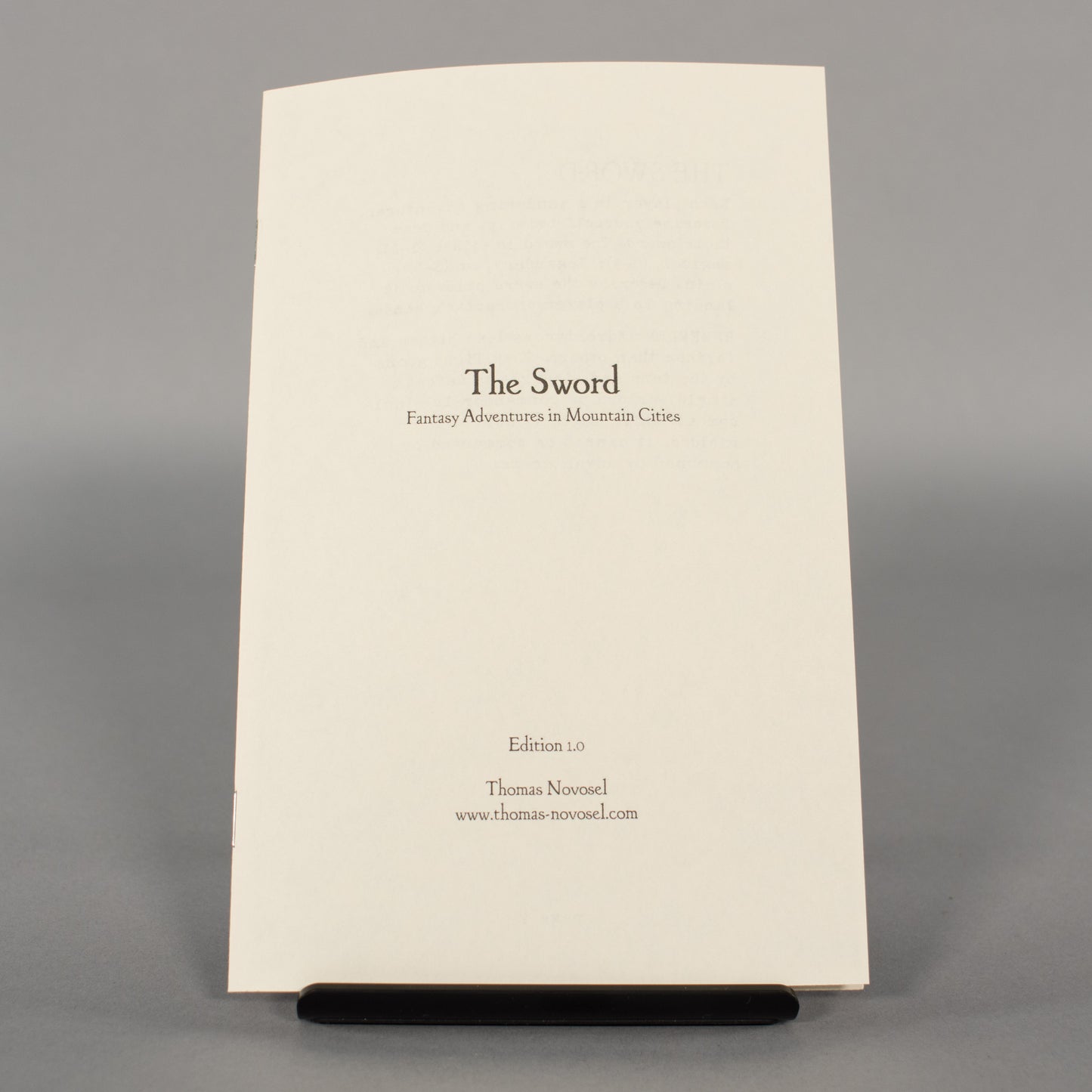 The Sword (Print + PDF)